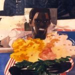 Watercolor painting by Ray Horner Jr. called "Mothers Day Bouquet